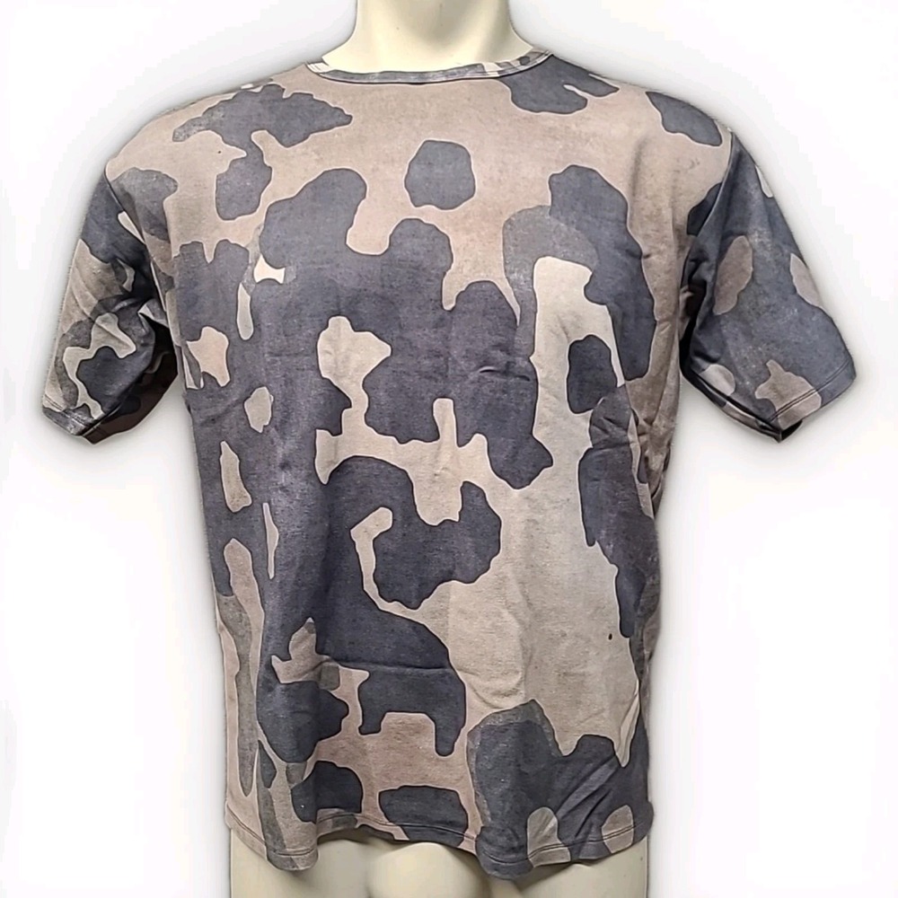 Acne Studios Brown Niagara T PR PSS17 Camoflauge T-Shirt Size Medium RN 131738